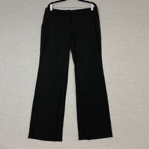 Prada Wool Dress Pants Flat Front Boot Cut Sz 46 EU Lightweight